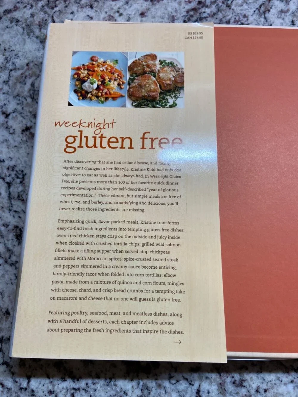 Weeknight Gluten Free Cookbook Kristine Kidd Williams Sonoma Hardback